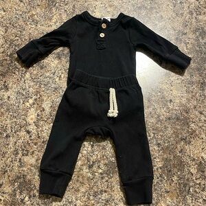 All Black Matching Set